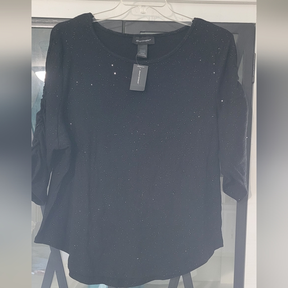 Plus size  black women Blouse